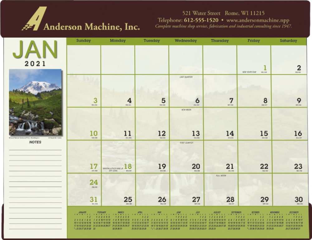 Triumph® Calendars Scenic Desk Pad — view 18