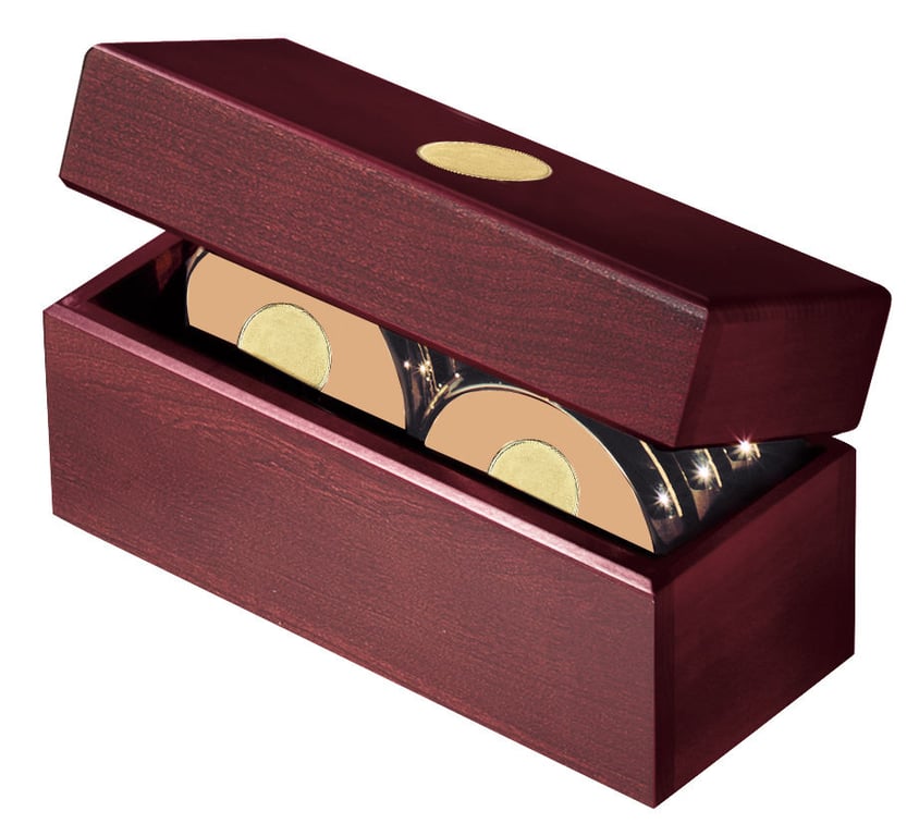 JAFFA® Six Coasters with Solid Cherry Chest — view 29