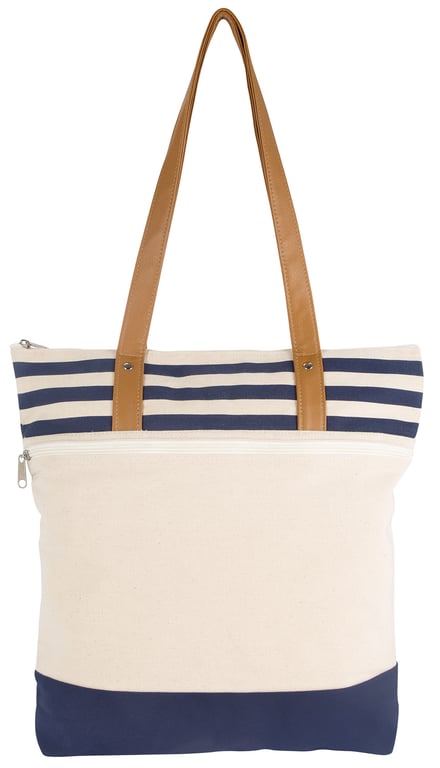 Atchison® Cora Lane Cotton Canvas Tote with Laminated Interior — view 8