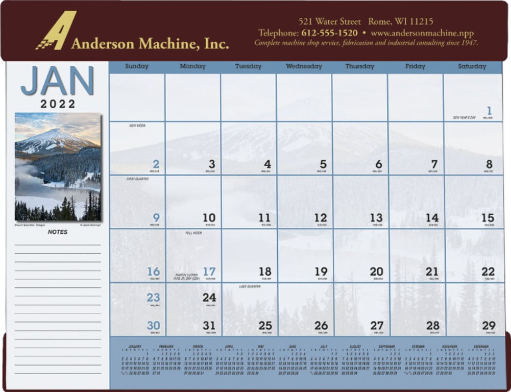 Triumph® Calendars Scenic Desk Pad — view 19