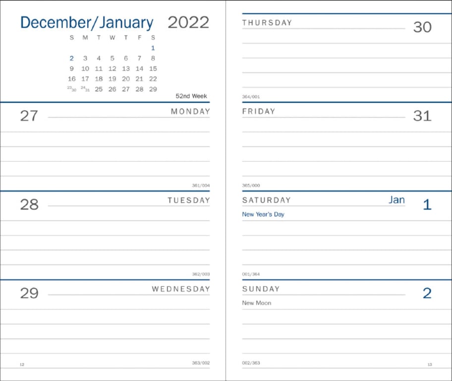 Triumph® Calendars Classic Weekly Pocket Planner — view 28