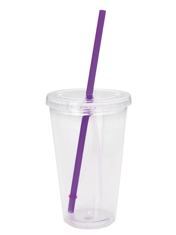 Good Value™ Clear Tumbler with Colored Lid, 18 oz. — view 43