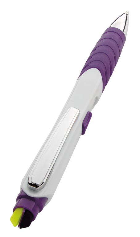 Souvenir® Jalan Highlighter Pen Combo, Slide-Action Ballpoint — view 51