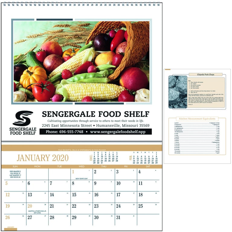 Triumph® Calendars Recipe Pocket Calendar — view 9