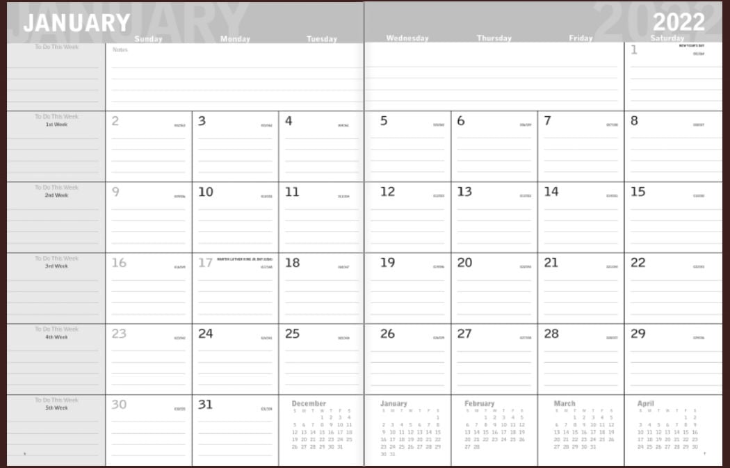 Triumph® Calendars Classic Monthly Planner — view 34