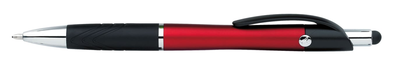 Souvenir® Emblem Stylus Pen with Rubber Grip — view 39