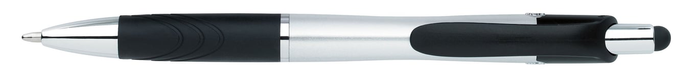 Souvenir® Emblem Stylus Pen with Rubber Grip — view 43