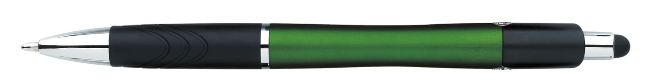 Souvenir® Emblem Stylus Pen with Rubber Grip — view 35