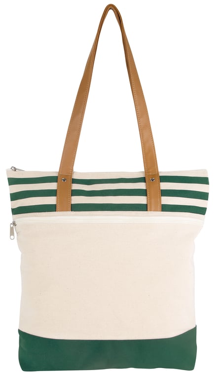 Atchison® Cora Lane Cotton Canvas Tote with Laminated Interior — view 7