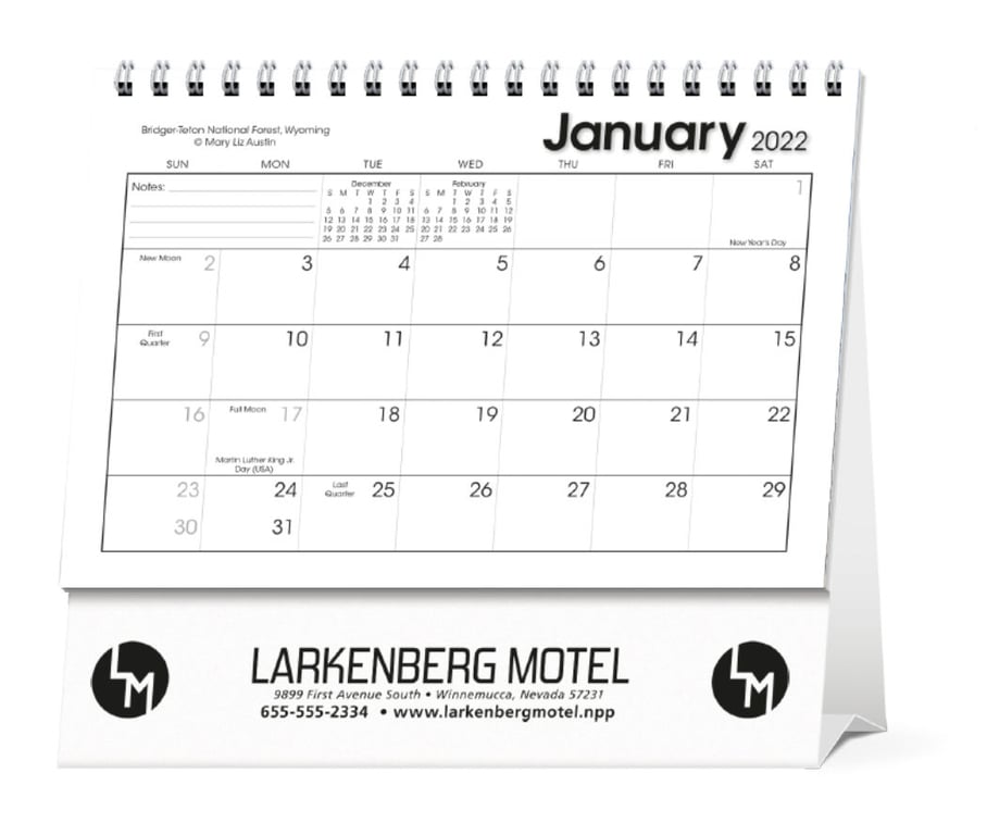 Triumph® Calendars Scenic Moments Large Desk Calendar — view 12