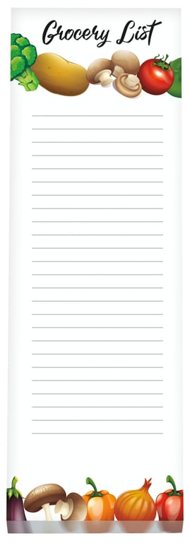 Souvenir® 3" x 9" Scratch Pad with Magnet, 25 Sheets — view 17