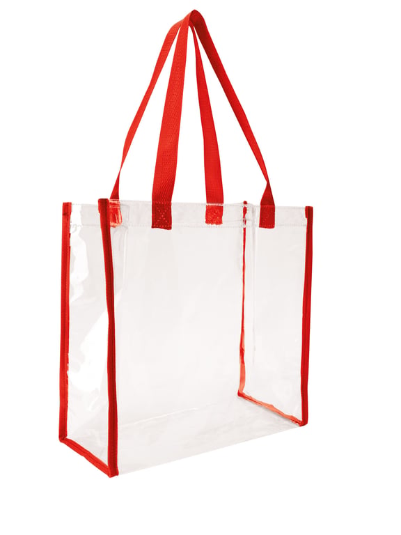 Good Value™ Clear Game Tote, 12 x 12 x 6 in. PVC Vinyl Stadium Bag — view 44