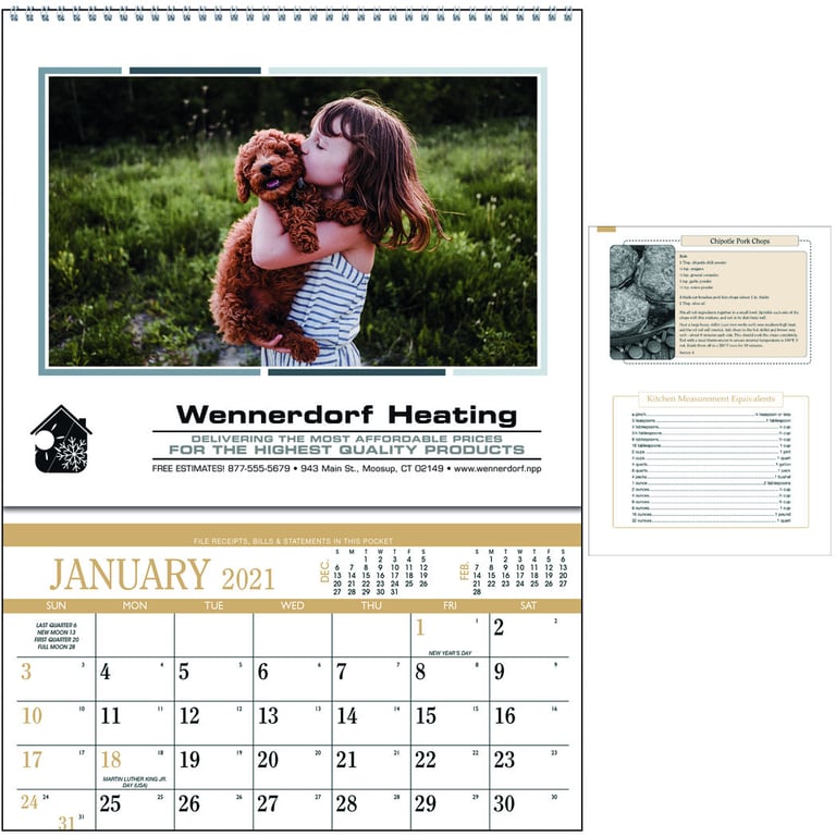 Triumph® Calendars Recipe Pocket Calendar — view 7