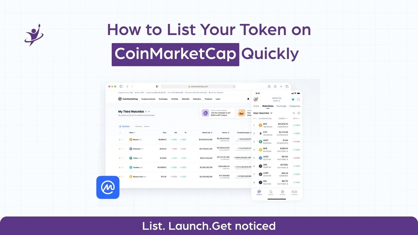 How to List Your Token on Coin MarketCap Quickly