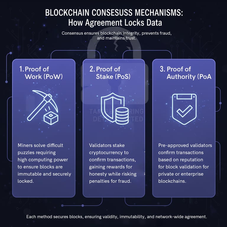 Blockchain Consensus Mechanisms