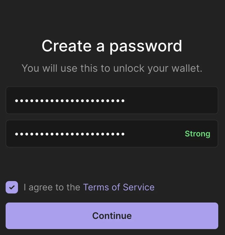 Adding a password