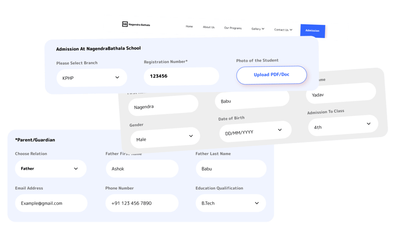 One Click Digital Admission    Completion