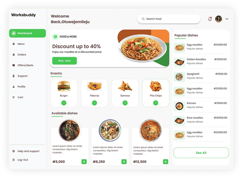 Dashboard screenshot 1