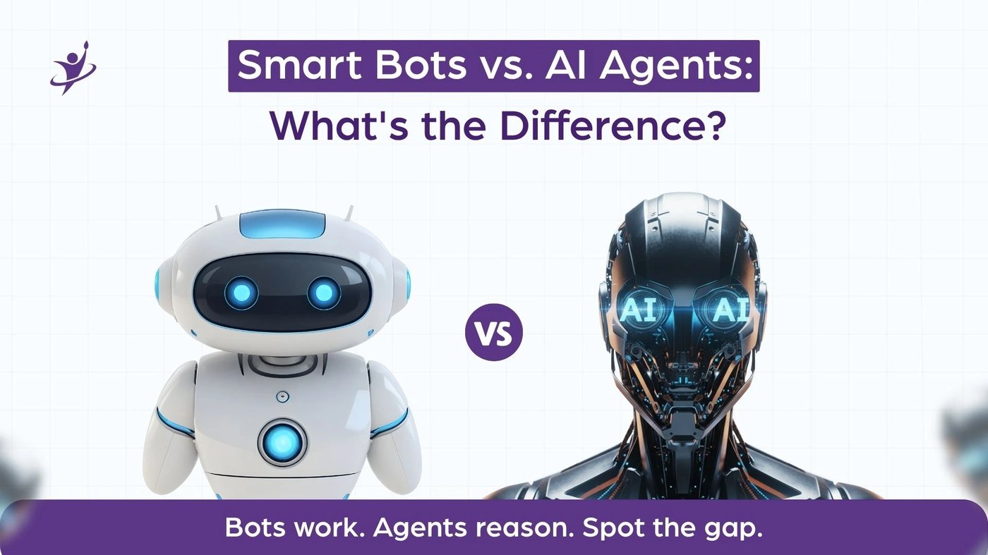 Smart Bots vs. AI Agents: What's the Difference?