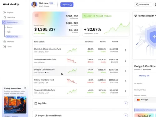 Dashboard screenshot 2