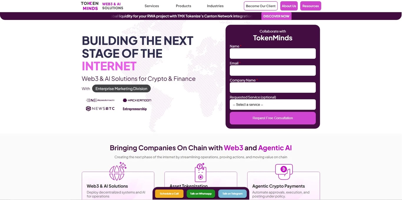 TokenMinds&nbsp;