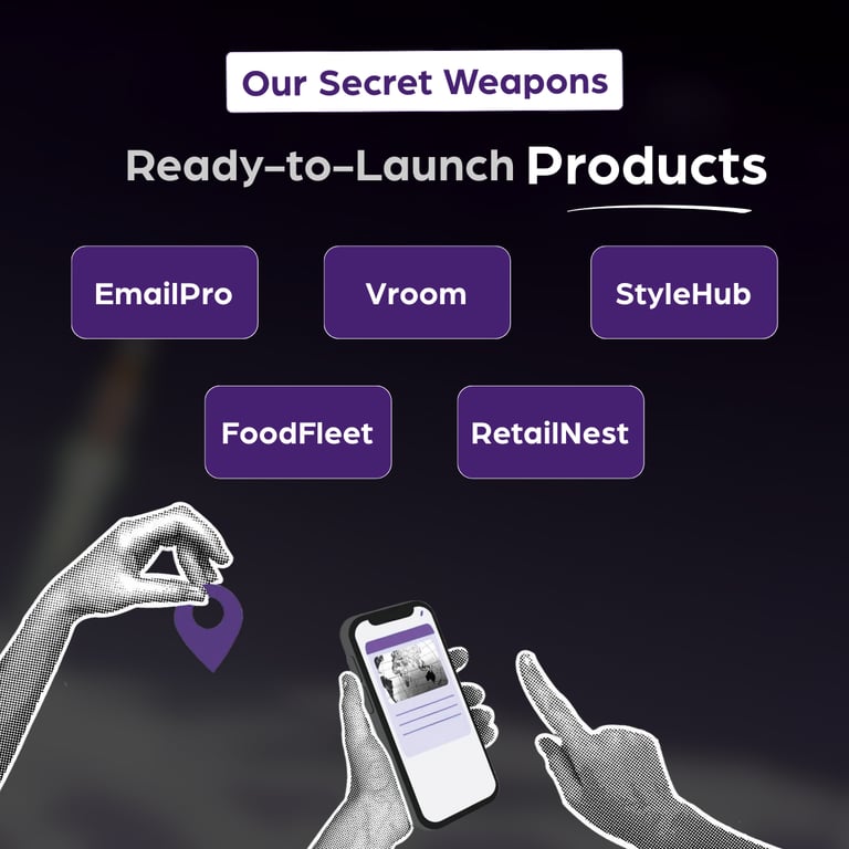 Our Secret Weapons: Ready-to-Launch Products&nbsp;