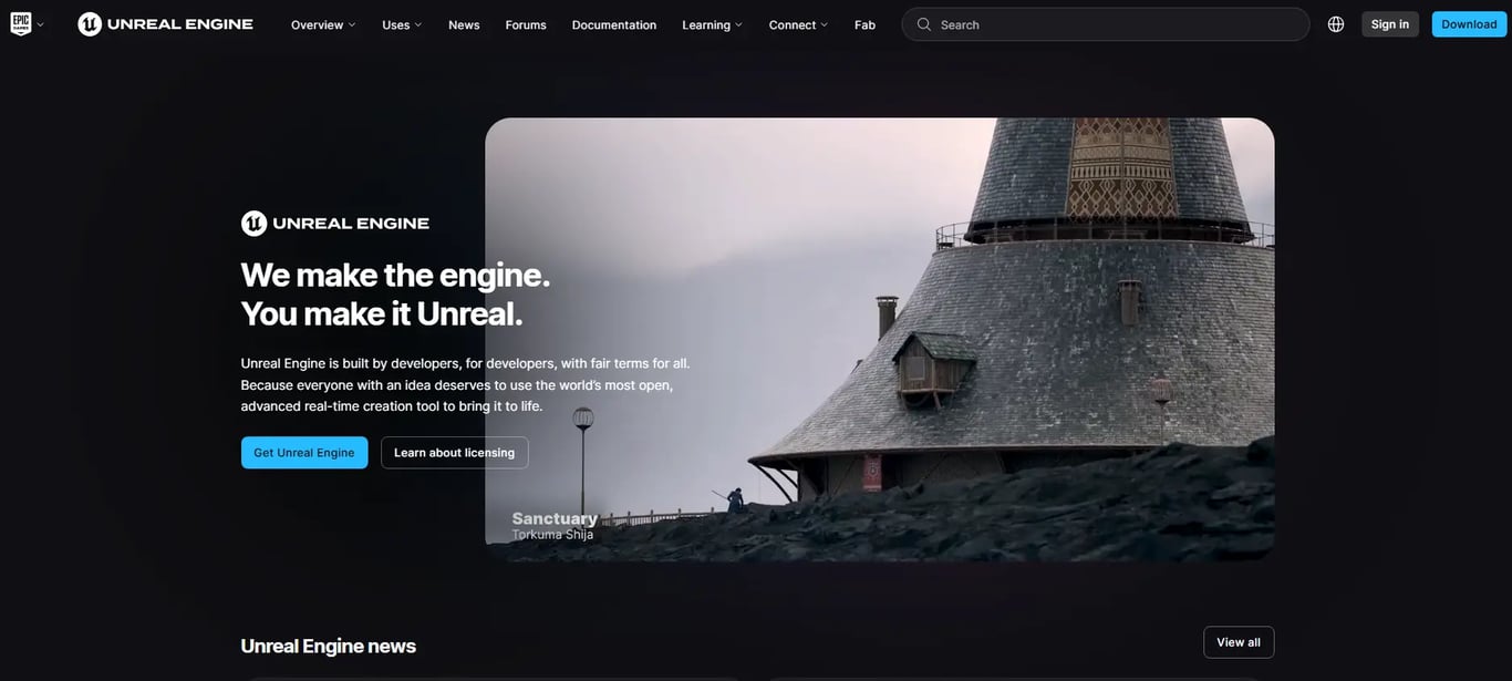 Epic Games (Unreal Engine) Metaverse Development