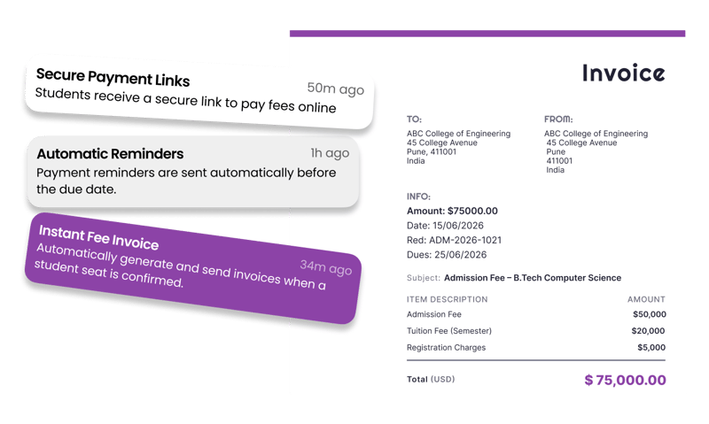 Instant Fee Invoice      Dispatch