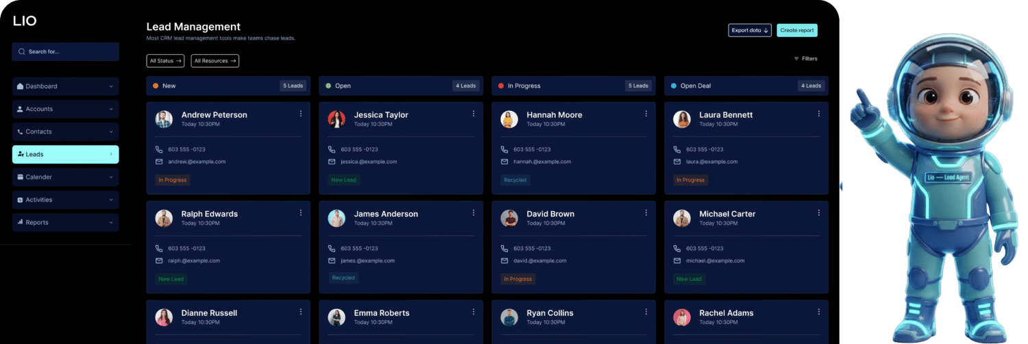 Lead Management Dashboard