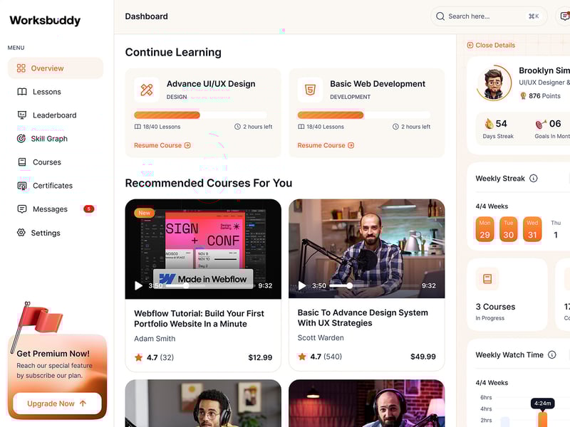 Dashboard screenshot 3