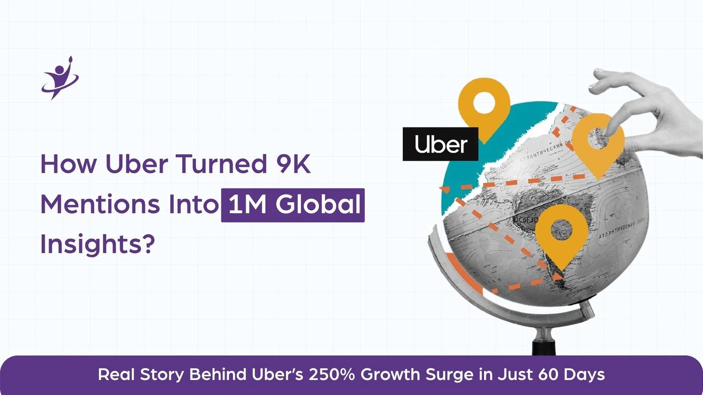 How Uber Turned 9K Mentions Into 1M Global Insights?