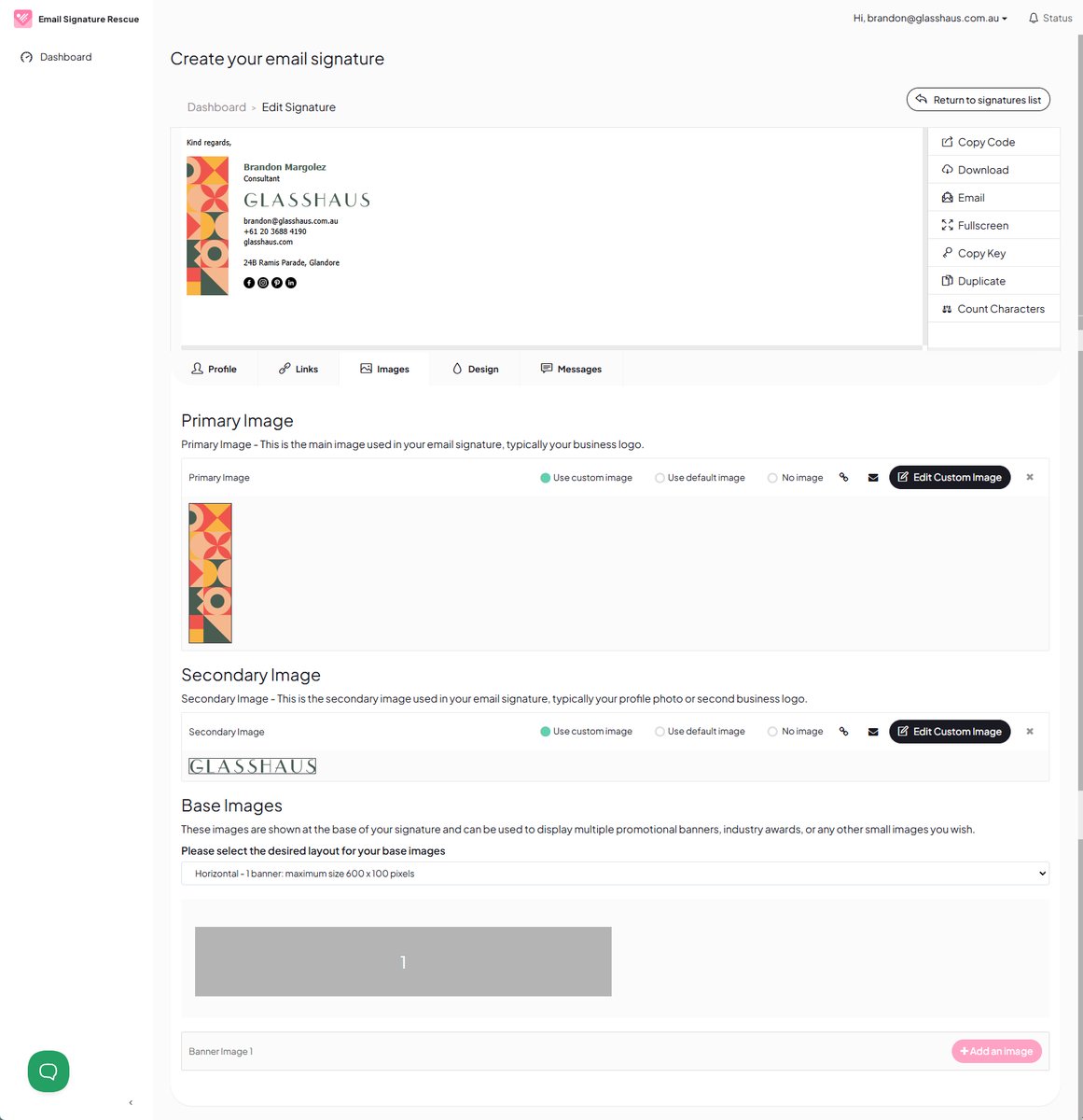 Images Editor Preview