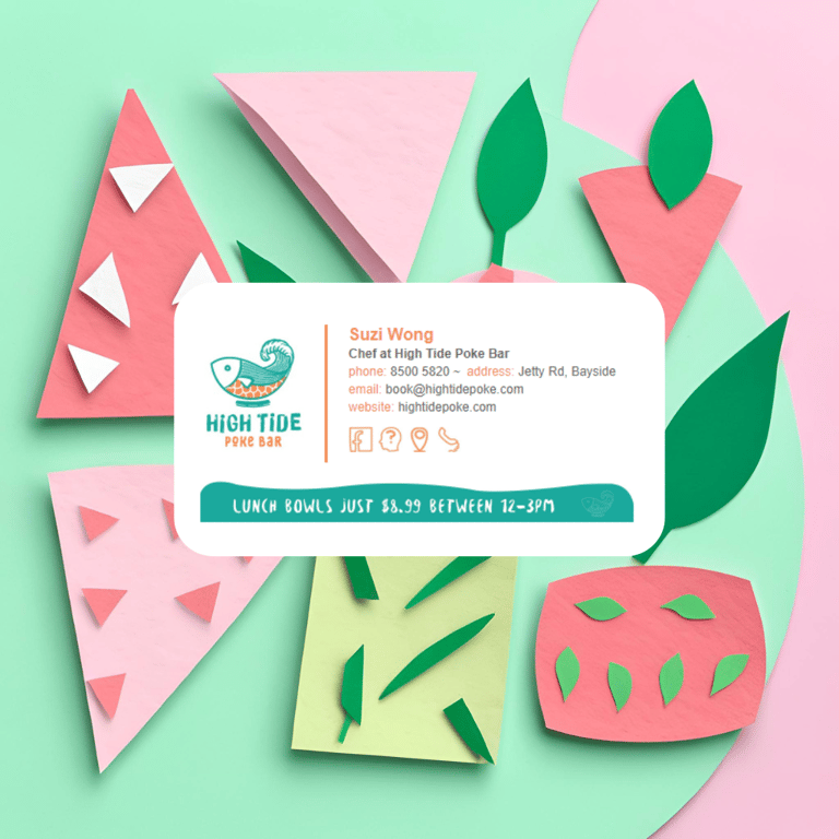 Email Signature Template Hightide