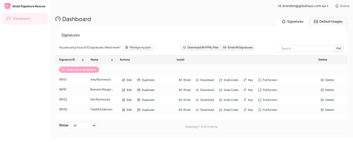 Dashboard Preview