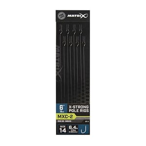 Вързани куки Matrix Pole Rigs MXC-2 Barbless 15см - Номер 14