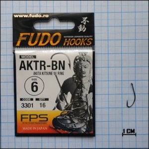 Куки Fudo Akita Kitsune Ring Hooks - Размер: 6
