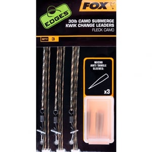 Готов монтаж Fox EDGES SUBMERGE CAMO LEADER KWIK CHANGE 30LB