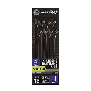 Вързани куки Matrix X-Strong Bait Band Rigs MXC-4 10см - Номер 12