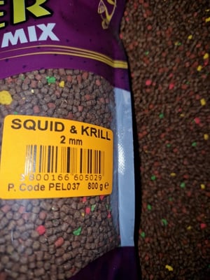 Пелети Smax Method Feeder Pellets Seed Mix 2мм - Squid-Krill(Калмар и Скарида)
