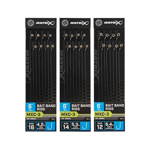 Вързани куки Matrix Bait Band Rigs MXC-3 15см