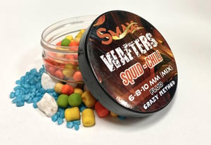 Критично балансирани топчета Smax wafters crazy metod - Калмар и Чили 6-8-10мм (mix)