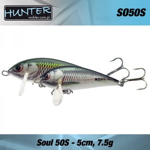 Воблер Hunter Soul 5см 7.5гр Sinking