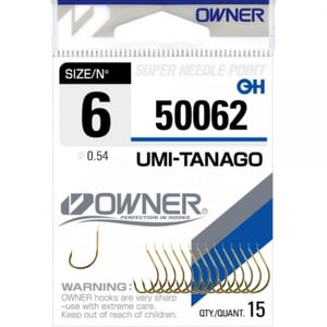 Куки Owner Umi Tanago 50062 hooks.