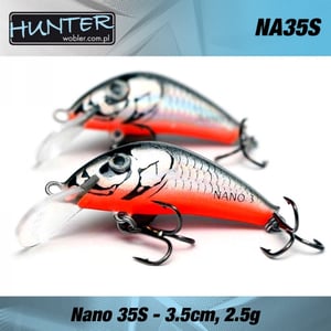 Воблер Hunter Nano 3.5см 2.5гр Sinking