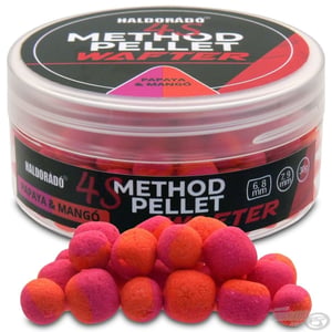 Критично балансирани топчета Haldorado 4S Method Pellet Wafter - Аромат: Папая и Манго