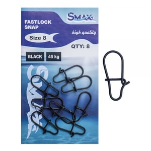 Тефлонова карабинка Smax Crosslock Snap - Размер 8 - 40кг.