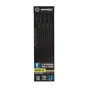 Вързани куки Matrix Pole Rigs MXC-2 Barbless 15см - Номер 12