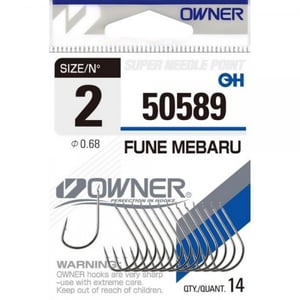 A package of Куки Owner Fune Mebaru 50589 hooks.