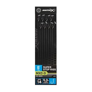 Вързани куки Matrix Super Stop Rigs MXC-3 15см - Номер 14