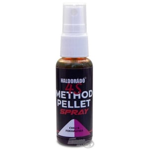 Спрей активатор Haldorado 4S Method Pellet Spray - Аромат: Чили и Чесън